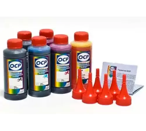 Чернила для Canon MG7740, PGBK 470/471BK/C/M/Y/GY x6 OCP