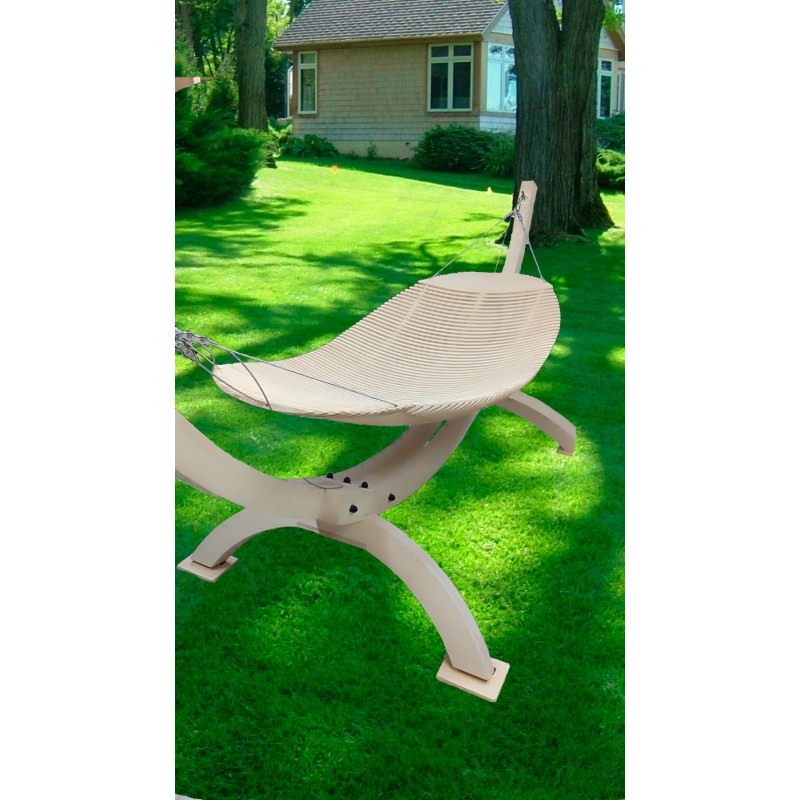 Гамак из дерева для веранды, террасы, беседки