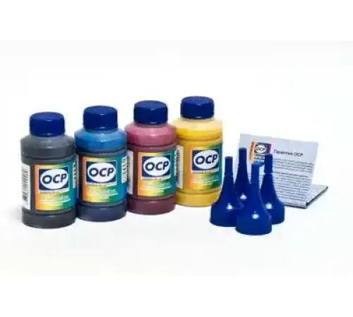 Чернила для Epson (OCP) комплектами, Комплект чернил OCP для Epson L100/L200 x 4 (BK/C/M/Y 155)