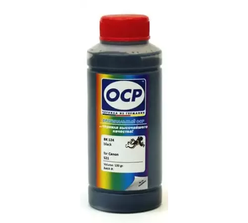 Чернила для Canon CLI-521 OCP BK 124 (Германия)